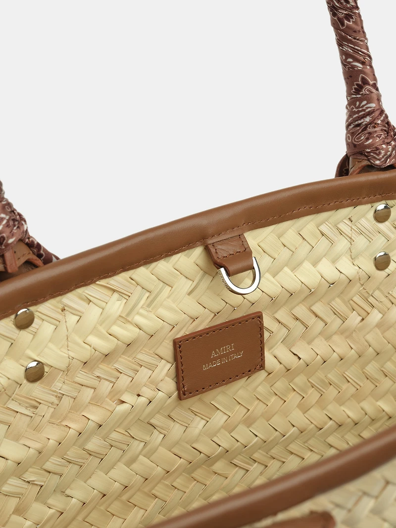 WOMEN - WOMEN'S MA RAFFIA MACRO TOTE - Brown
