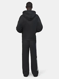 BONES OVERSIZED HOODIE - Black