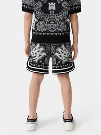 KIDS - KIDS' BANDANA SHORT Black