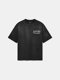 AMIRI SUNNY PLACE OVERSIZED TEE - Black