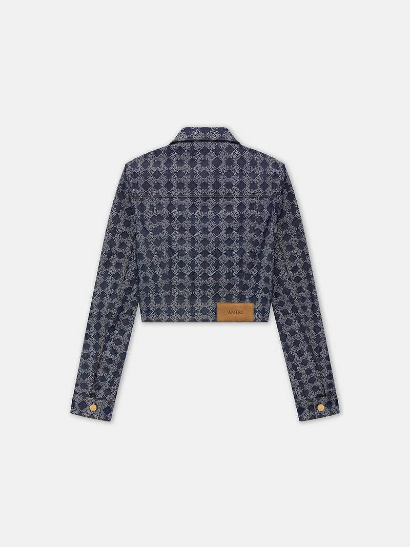 WOMEN - WOMEN'S MA QUAD CROPPED DENIM JACKET Raw Indigo