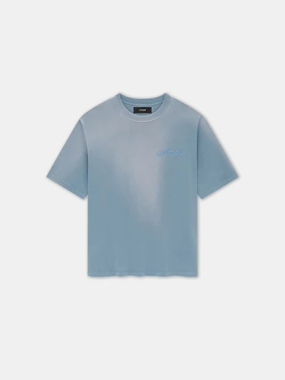 BLEACH BANDANA PATCH TEE - Ashley Blue