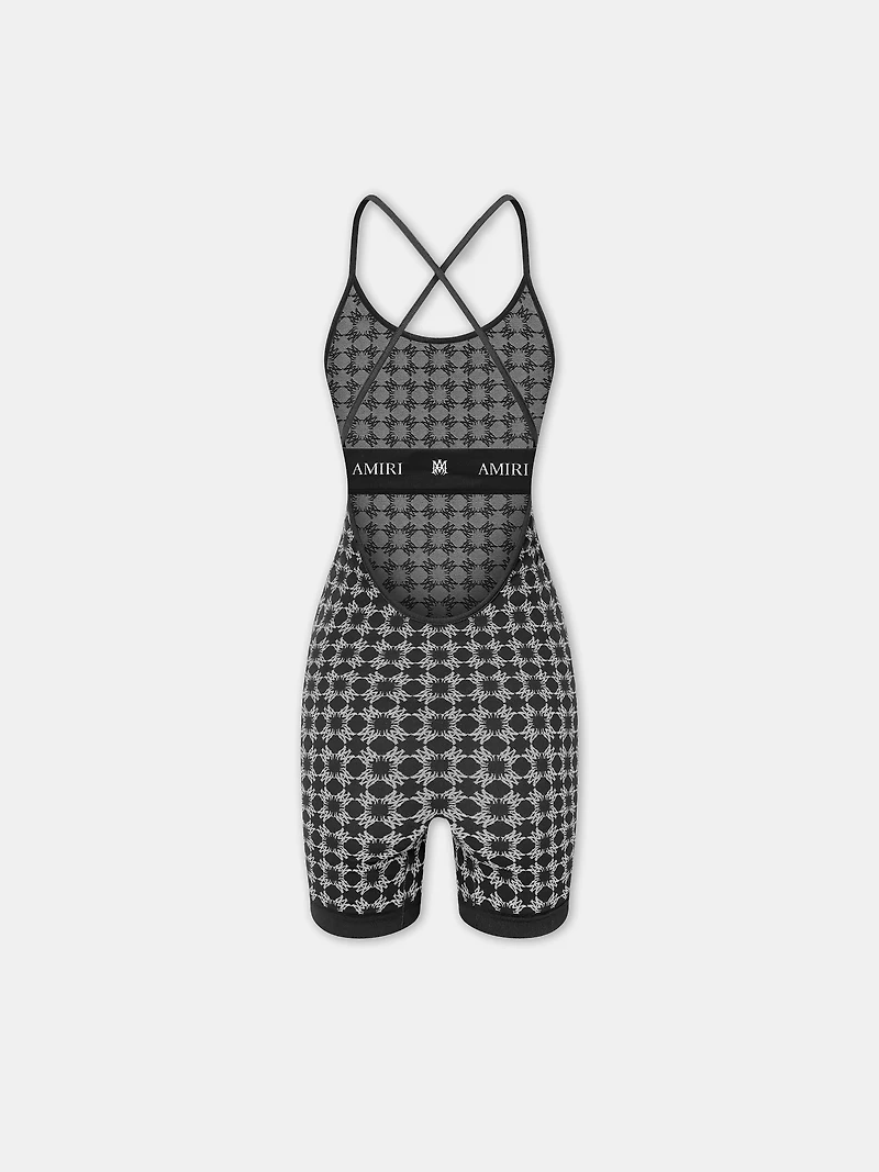 WOMEN - WOMEN'S MA QUAD SEAMLESS ROMPER Black