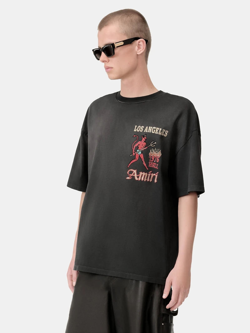 CRYSTAL SINNERS TEE - Black