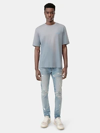 BLEACH BANDANA PATCH TEE - Ashley Blue
