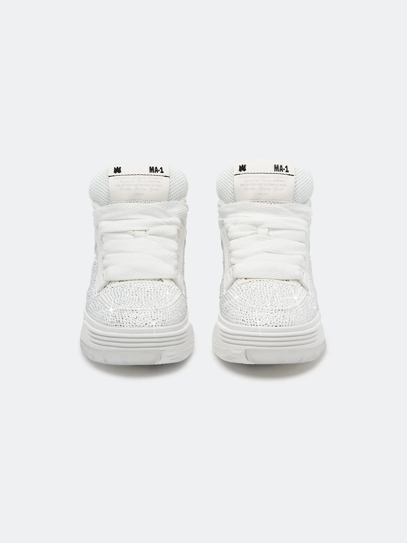 WOMEN - WOMEN'S CRYSTAL MA-1 White