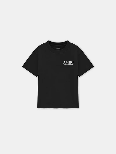 KIDS - KIDS' BONES STACKED TEE Black