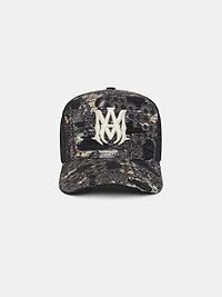 BANDANA REPAIR TRUCKER HAT - Black