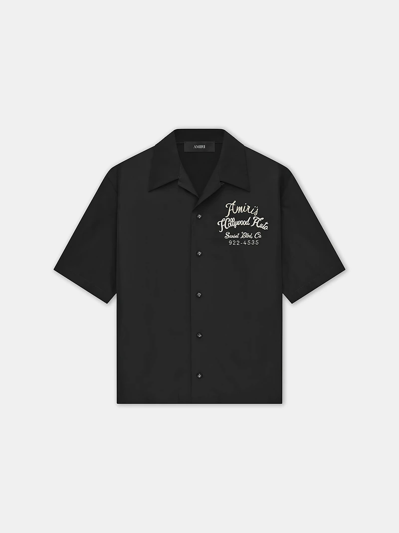 HOLLYWOOD AUTO BOWLING SHIRT - Black