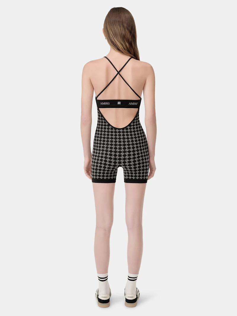 WOMEN - WOMEN'S MA QUAD SEAMLESS ROMPER Black