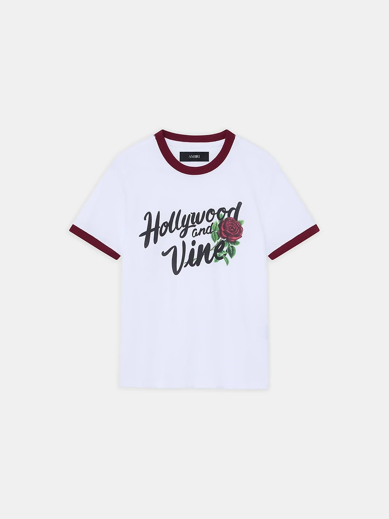 WOMEN - WOMEN'S ROSE RINGER TEE WHITE