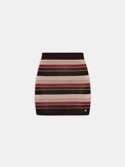 WOMEN - WOMEN'S MA STRIPED SKIRT RED