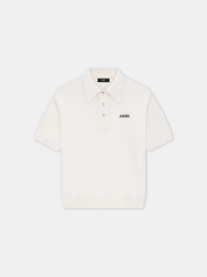 AMIRI SPIRIT POLO - Alabaster