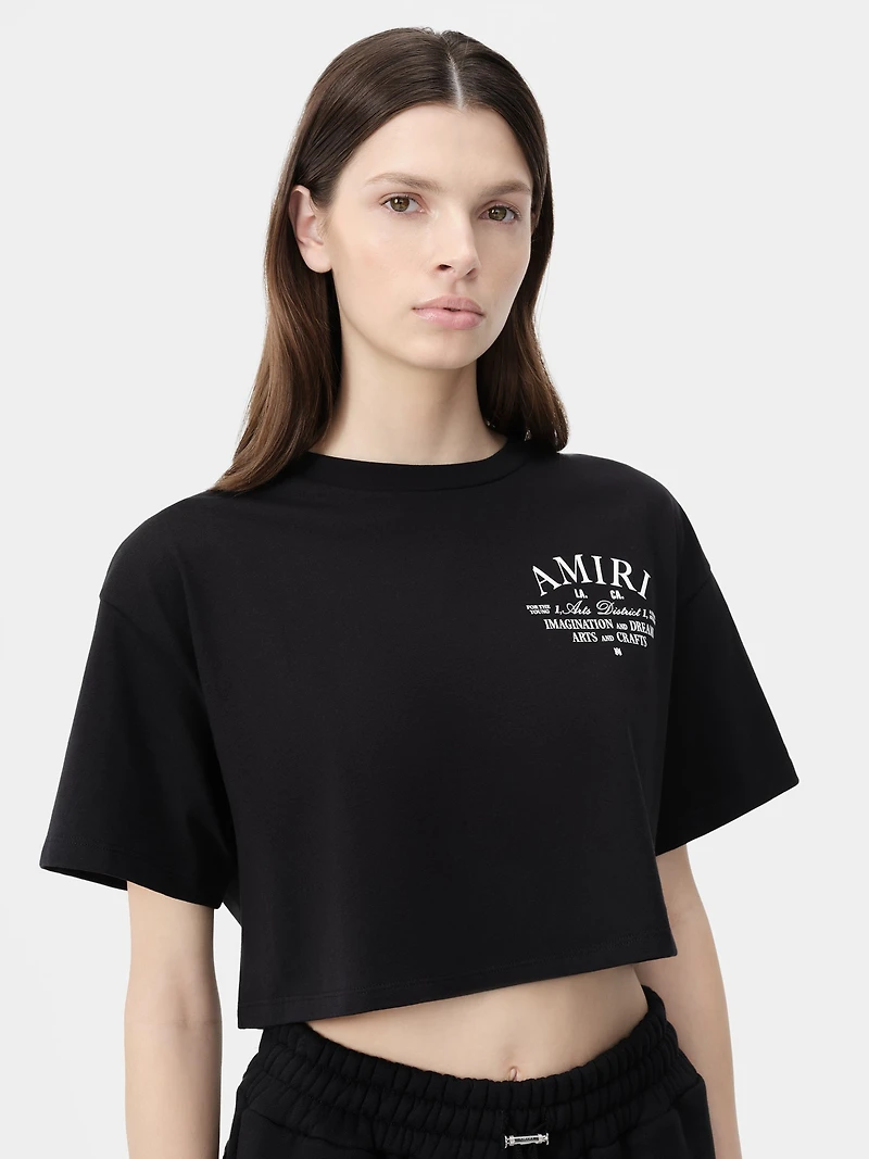 WOMEN - WOMEN'S ARTS DISTRICT CROPPED TEE Black
