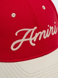 AMIRI PANTHER TWO TONE HAT - Deep Red