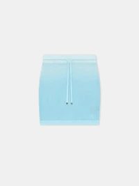 WOMEN - WOMEN'S AMIRI SCRIPT SKIRT Ice Blue