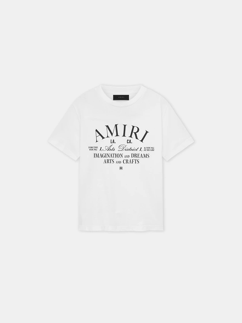 KIDS - KIDS' AMIRI ARTS DISTRICT TEE White