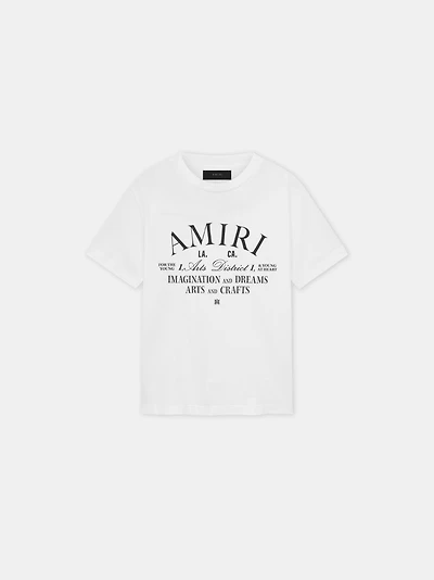 KIDS - KIDS' AMIRI ARTS DISTRICT TEE White