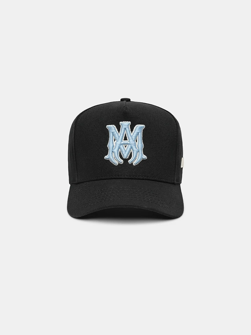 MA OUTLINE CANVAS HAT - Black Blue