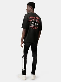 AMIRI BULL OVERSIZED TEE - Black