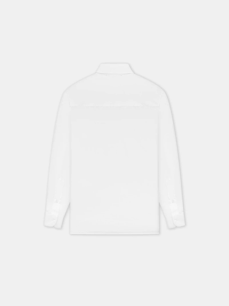 POPLIN DRESS SHIRT - White