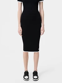 WOMEN - WOMEN'S MA MIDI SKIRT Black