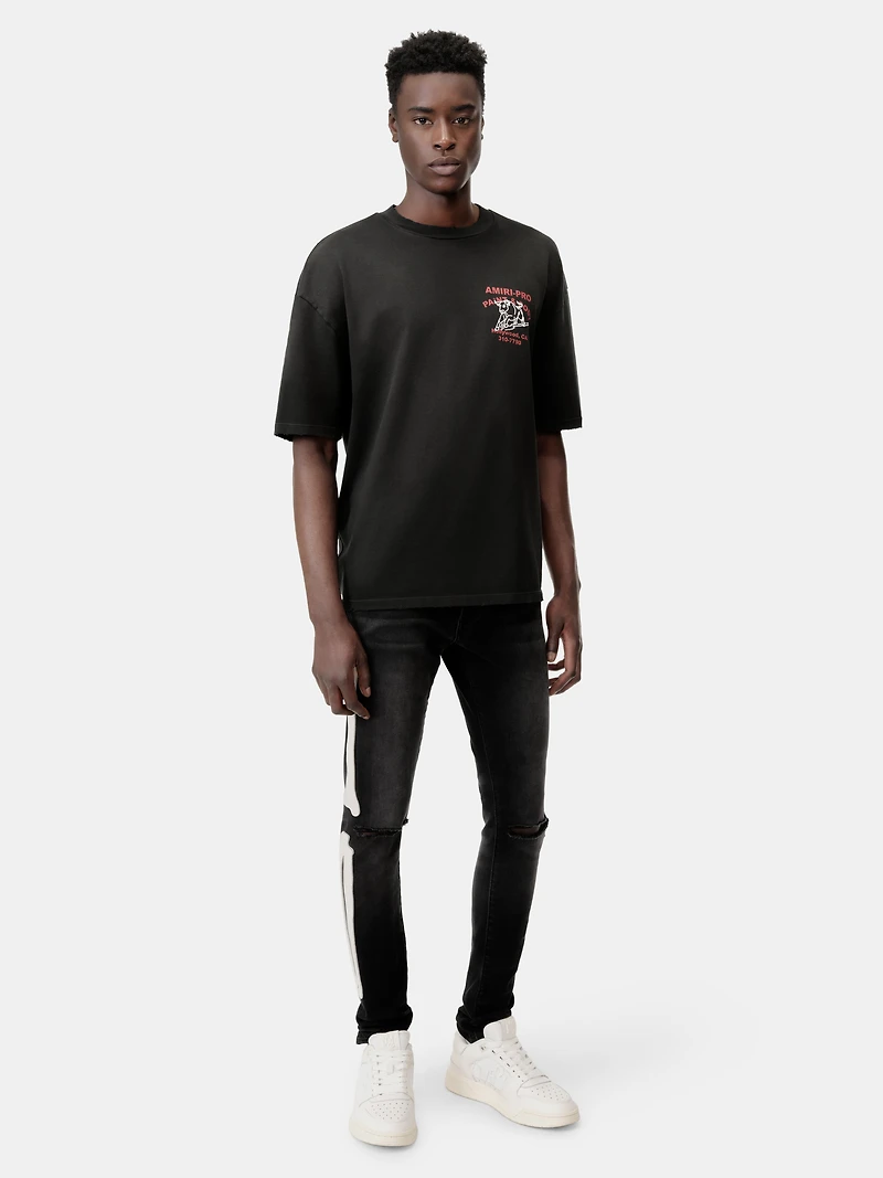 AMIRI BULL OVERSIZED TEE - Black