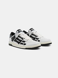 WOMEN - WOMEN'S CRYSTAL SATIN SKEL TOP LOW Black