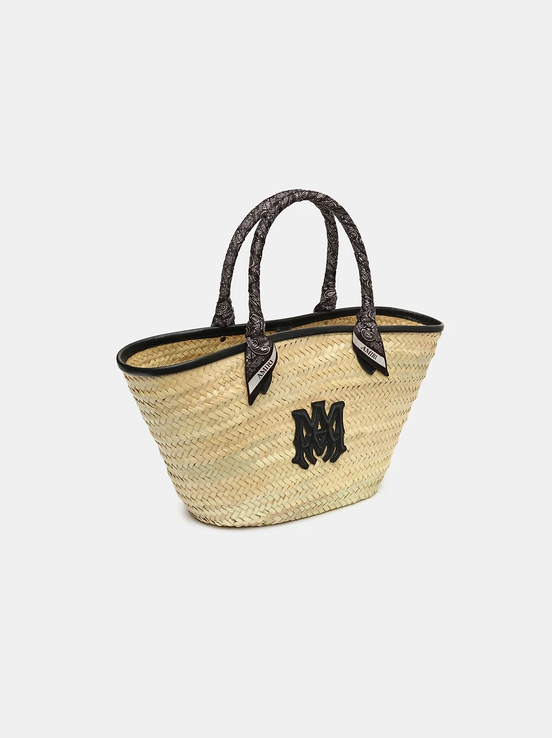 WOMEN - WOMEN'S MA RAFFIA MACRO TOTE - Black