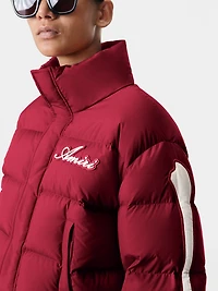 WOMEN - WOMEN'S BONES CROPPED DOWN JACKET Deep Red