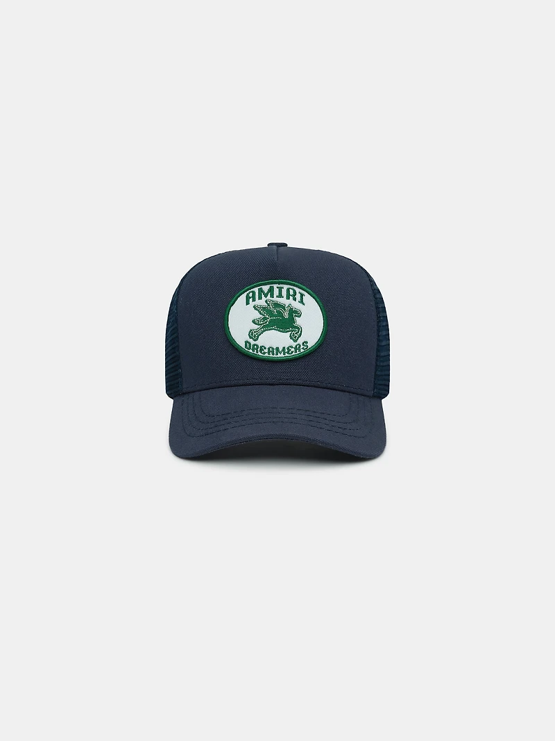 KIDS - KIDS' AMIRI DREAMERS PATCH TRUCKER HAT - Midnight Blue