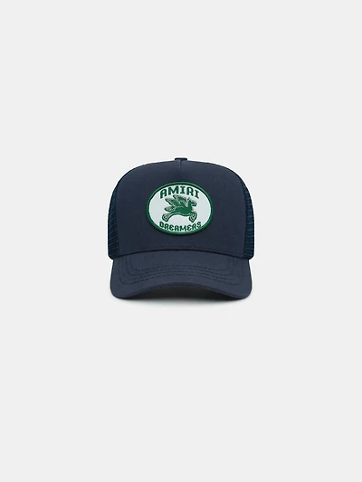 KIDS - KIDS' AMIRI DREAMERS PATCH TRUCKER HAT - Midnight Blue