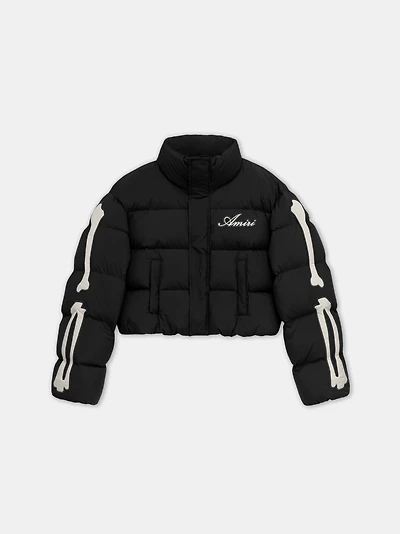 WOMEN - WOMEN'S BONES CROPPED DOWN JACKET Black