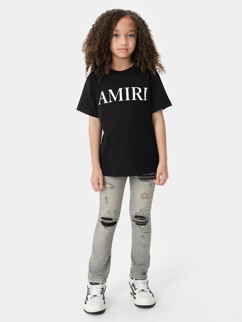 KIDS - KIDS' AMIRI CORE LOGO TEE Black