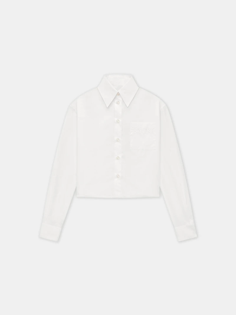 WOMEN - WOMEN'S AMIRI POPLIN SHIRT Alabaster