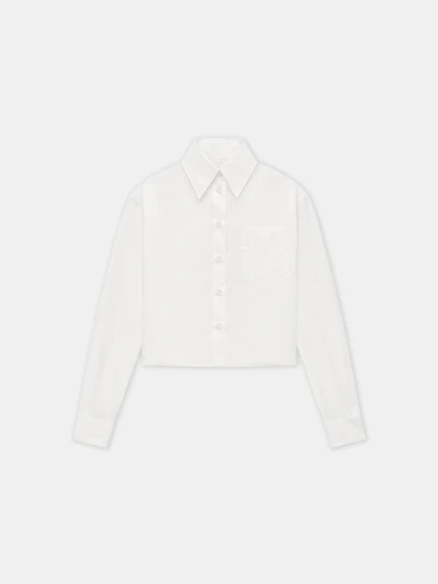 WOMEN - WOMEN'S AMIRI POPLIN SHIRT Alabaster