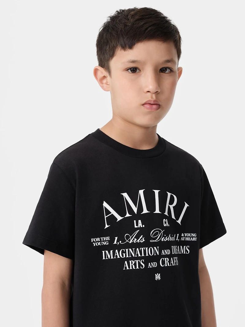 KIDS - KIDS' AMIRI ARTS DISTRICT TEE Black
