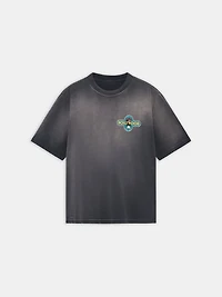 HOLLYWOOD WOLF TEE - BLACK
