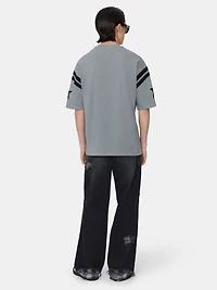 FLANNEL REPAIR BAGGY JEAN - STEEL BLACK