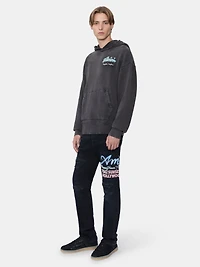 AMIRI NEON LIGHTS SLIM JEAN - DUSK BLACK