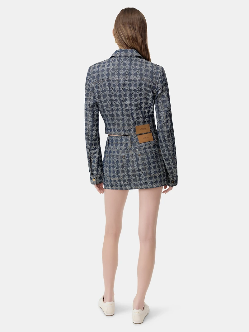 WOMEN - WOMEN'S MA QUAD DENIM MINI SKIRT Raw Indigo