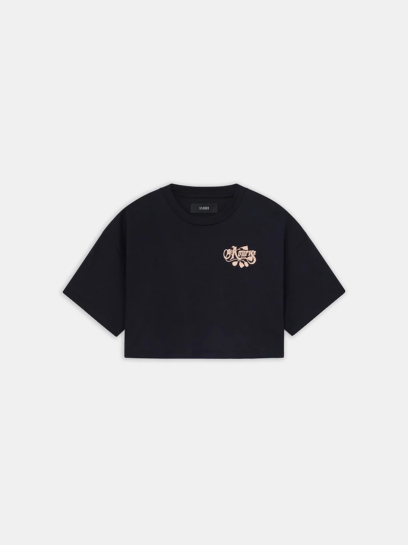WOMEN - WOMEN'S THE AMIRIS CROPPED TEE BLACK