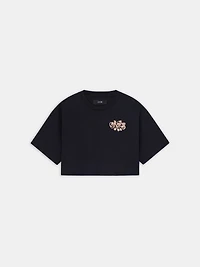 WOMEN - WOMEN'S THE AMIRIS CROPPED TEE BLACK