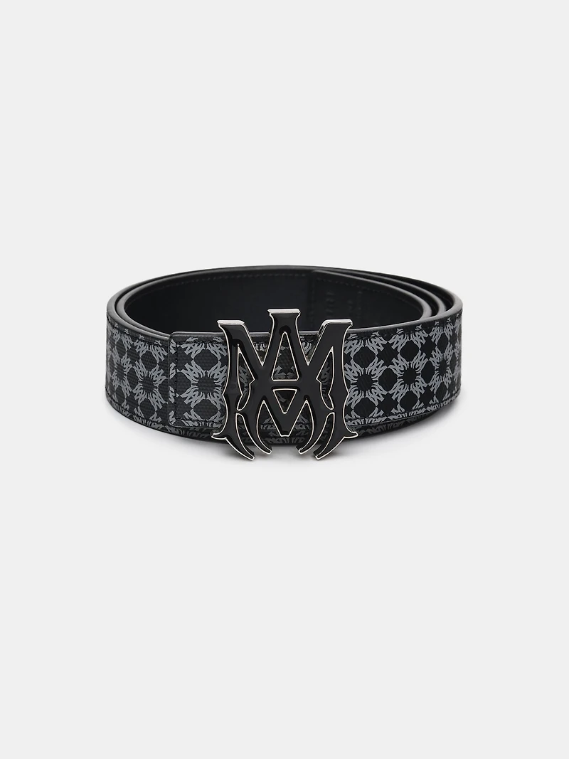 MA QUAD 4CM ENAMEL BELT - Black