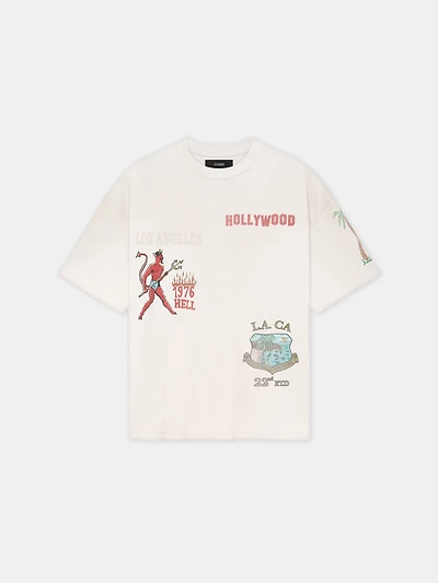 SINNERS OVERSIZED TEE - Ivory