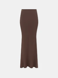 WOMEN - WOMEN'S MAXI SKIRT Walnut Brown