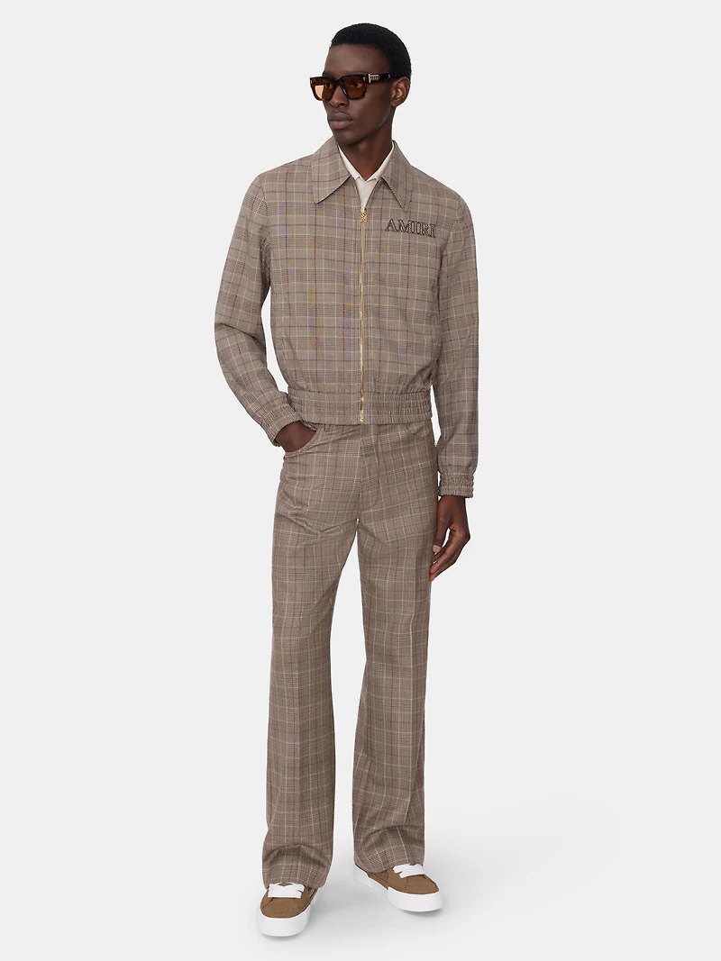 CHECK BLOUSON - MALT