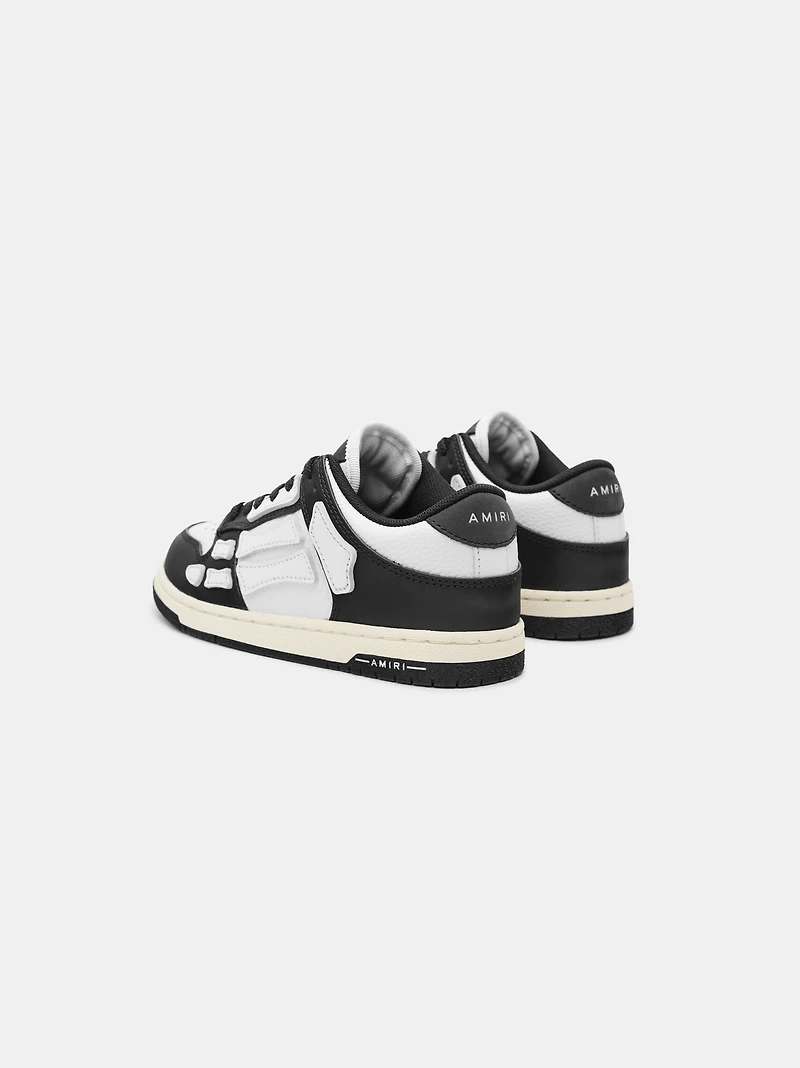KIDS - KIDS' SKEL-TOP LOW BLACK WHITE