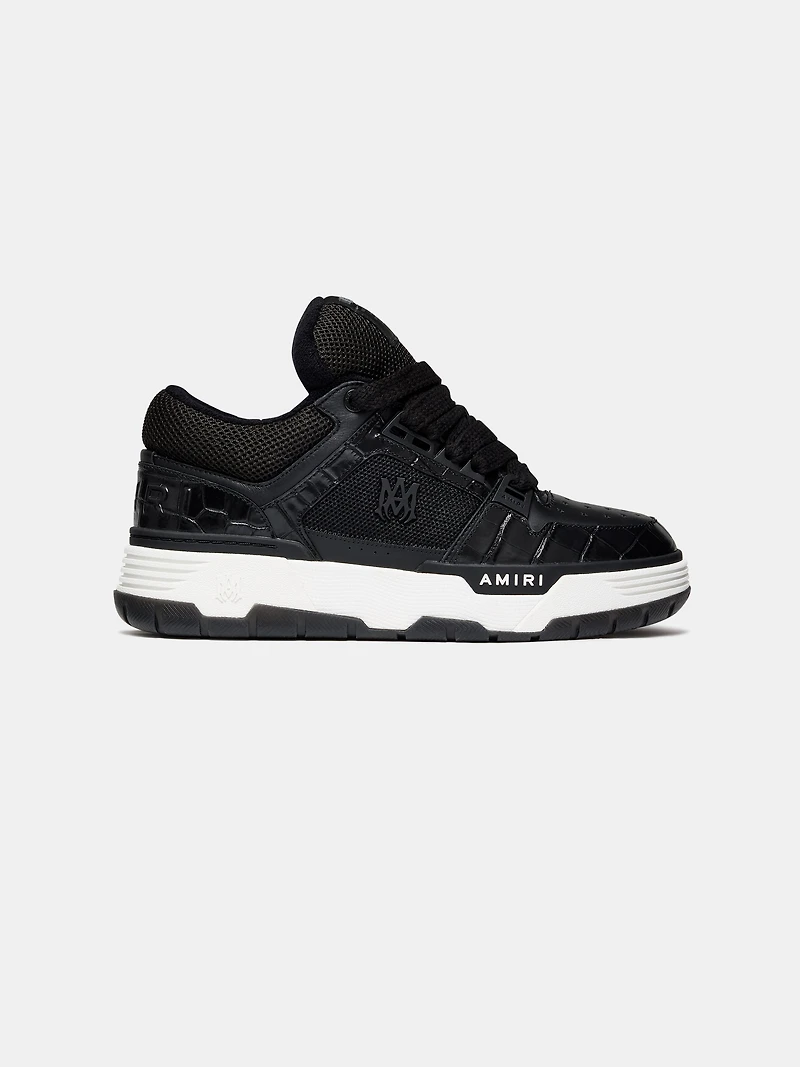 CROC DEBOSSED MA-1 - BLACK