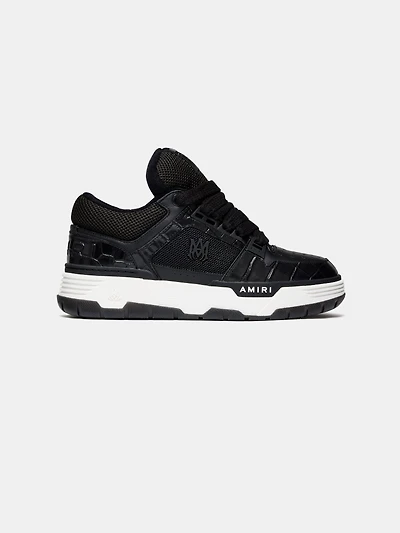 CROC DEBOSSED MA-1 - BLACK